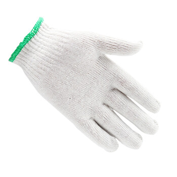 君御 71045 450克线手套棉纱手套耐磨耐用透气劳保手套 白色 均码 24cm*20双/扎