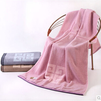 金号毛巾浴巾 纯棉大浴巾 花式线提缎 加大加厚