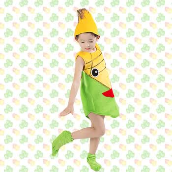 儿童水果蔬菜演出服环保造型时装走秀亲子舞蹈幼儿园六一表演衣服