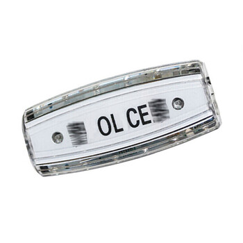 谋福 CNMF 8341 肩夹式警示防水闪光警示灯可充电肩灯户外骑行警示巡逻用( JC字样 二代充电式肩灯)