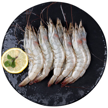 久久捌 厄瓜多尔白虾大虾鲜活冷冻海鲜水产活虾海虾鲜虾对虾4斤