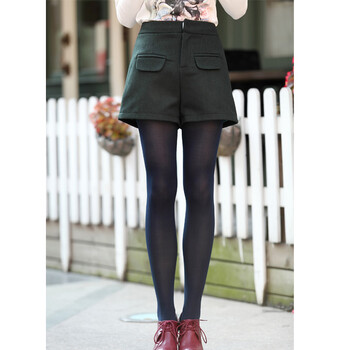 高腰<em>毛呢短裤</em>女<em>秋冬</em>韩版潮显瘦 2014新款大码