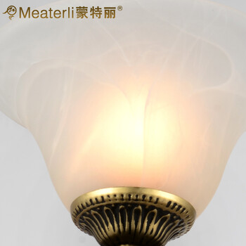 蒙特丽 客厅走廊过道壁灯9069-B 欧式仿云石花叶灯具(B)