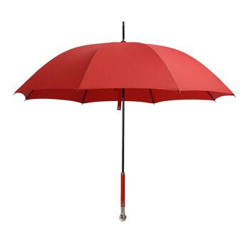 
                                        衡利高尔夫雨伞 金属骷髅头伞直杆小黑伞小时代同款雨伞 金属直柄骷髅头红伞                