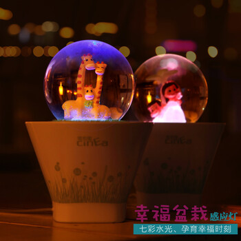 迷你时尚小夜灯 七夕浪漫情人节手机充电usb声控起夜喂奶灯 埃菲尔铁塔