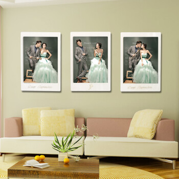 客厅照片墙相框挂墙创意组合相片墙婚纱照简约现代照片冲印一面墙