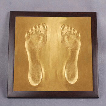 婚庆纪念品 脚印泥婚庆搬迁新家进门脚印纪念礼品开门红足印留念