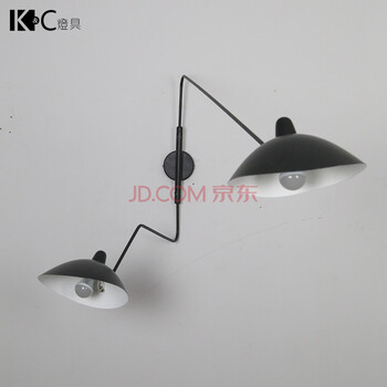 KC灯具  北欧双头张牙舞爪创意 壁灯墙灯 简约装饰灯 赠节能灯泡-黄光