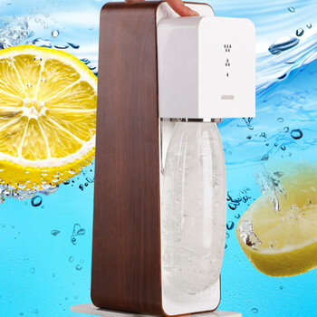 自制气泡水机 苏打水机 汽水机 苏打水制作器 木质纹理