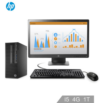 惠普（HP）280 Pro G2 SFF 台式办公电脑整机（i5-6500 4G 1T 2G独显 Win10 office 3年上门服务）23英寸