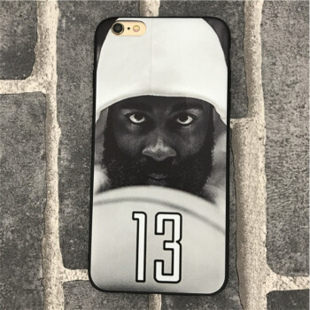 之哥哈登苹果iphone6plus手机壳 nba篮球男款6s软壳 7