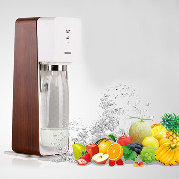 自制气泡水机 苏打水机 汽水机 苏打水制作器 木质纹理