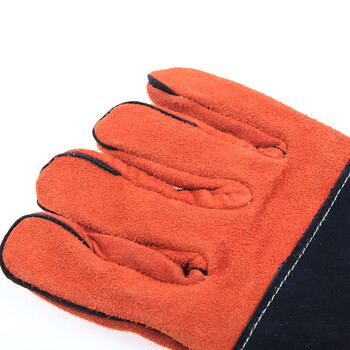 新越昌晖劳保手套 电焊手套焊接焊工手套牛皮隔热耐磨耐高温加厚单副装B11442