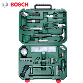 博世(bosch)家用套装多功能五金工具箱手动工具套装108件套 家用套装