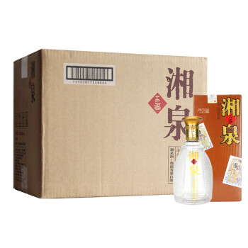 酒鬼五福湘泉52度500mlX6瓶整箱装白酒,降价幅度25.1%
