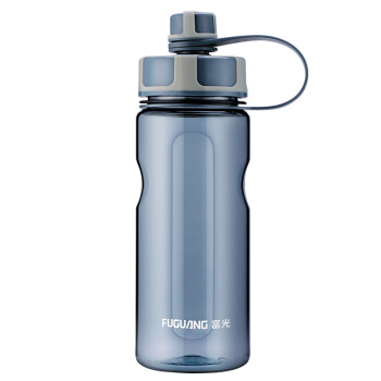 富光 大容量塑料水杯太空杯户外便携运动水壶2000ml 灰色（FG0093-2000）