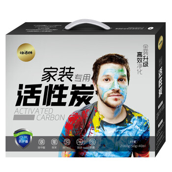 
                                        
                                                            快活林 除甲醛竹炭包 去甲醛新房装修净化除味吸甲醛 2000g家装活性碳包                