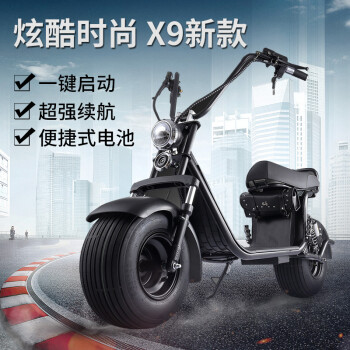 川悦(chuanyue) 新款哈雷电动车电瓶车男女性代步车摩托车电动滑板车
