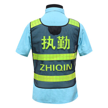 谋福 CNMF 8237 交通执法反光背心路政执勤警示安全反光服 （压字款  执勤字样）可定制