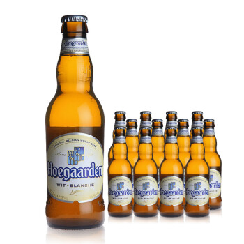 福佳Hoegaarden 比利时啤酒（原装进口啤酒）白啤酒330ml瓶装啤酒 12支