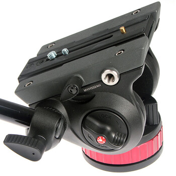 曼富图（Manfrotto）MVH502AH 502HD液压观鸟摄像云台-3/8’’螺口平底 相机 微单 摄影摄像两用云台 、承重10kg