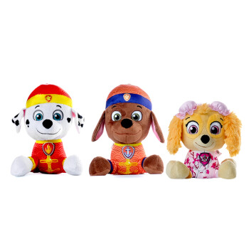 【动漫城】汪汪队立大功(paw patrol) 儿童毛绒玩具狗狗毛绒公仔狗年