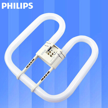 
                                        飞利浦PHILIPS 三基色厨房蝴蝶管吸顶灯光源四针方型节能蝶形灯管 2D 21w白光(140mm*140mm) 日光色(白光)                