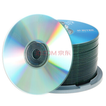 铼德(RITEK) 繁花系列 CD-R 52速700M 空白光盘/光碟/刻录盘 桶装50片