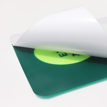 谋福（CNMF）8132夜光地贴 荧光安全出口 疏散标识指示牌 方向指示牌 （脚丫直行安全出口一对）