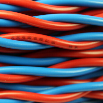 远东电缆 RVS 2*12芯红/蓝铜芯双绞软电线 100米【有货期非质量问题不退换】