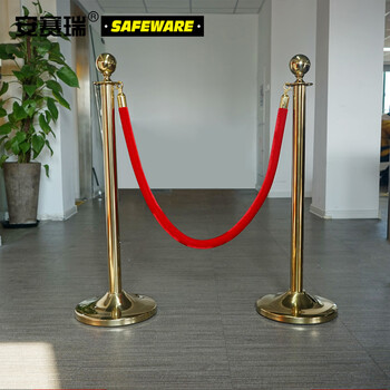 安赛瑞 礼宾围栏隔离柱专用挂绳 礼宾柱挂绳 栏杆绒绳 一米线挂绳 14508
