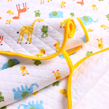 茶香宝贝隔尿垫可洗夹棉婴幼儿防尿垫宝宝防水透气尿布片床垫新生儿