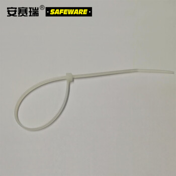 安赛瑞 尼龙扎带（250根装）3.4×300mm 白色捆扎带 线缆安装材料 39831