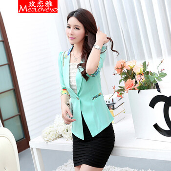 玫恋雅2014小西服女<em>外套</em>新款春夏装韩版修身