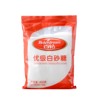 安琪百钻优级绵白糖400g细砂糖棉白糖食糖厨房调味品烘焙原料 白砂糖400g