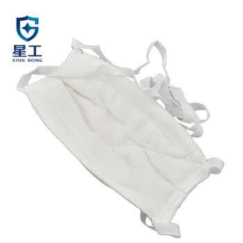 星工（XINGGONG）脱脂棉口0罩 纱布口罩 防花粉、尾气、沙尘暴、消毒后可重复清洗 12层100只XGKZ-1