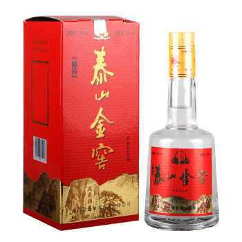 泰山牌 浓香型白酒 38度精品泰山金窖500ml