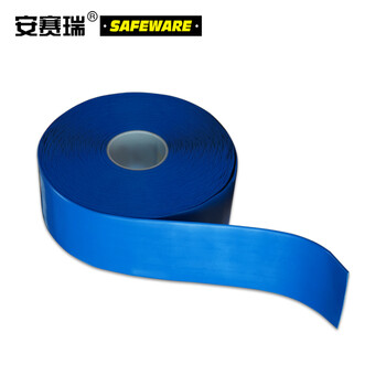 安赛瑞 重载型划线胶带5S管理耐压耐磨安全标线工厂车间标记胶布蓝5cm*30m15003