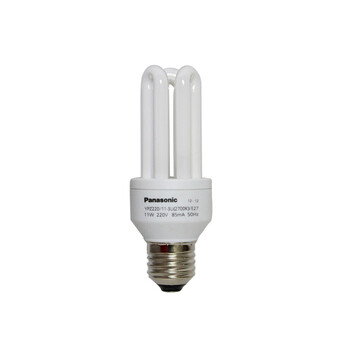 Panasonic/松下 U型自镇流荧光灯节能灯(11W E27灯头 日光色/白炽灯色) 11W/E27白炽灯色-黄光