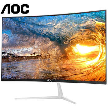 aoc73924英寸曲面屏一体机电脑高配台式办公家用游戏236英寸七代g3930