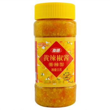海南特产 南国 黄灯笼辣椒酱 火锅蘸料 香辣味500g/瓶