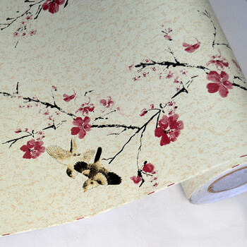 虹语荷 环保带胶自贴壁纸 自粘墙纸壁纸防水卧