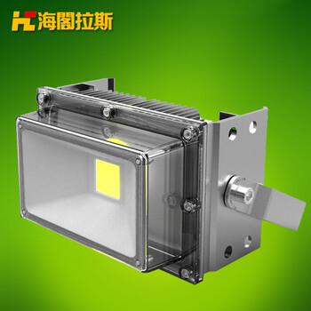 
                                        海阁拉斯 低压LED投光灯大功率户外防水广告牌景观泛光照明灯具 90W三头【DC24V】 正白光                