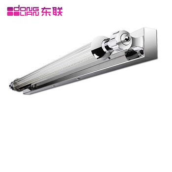 东联LED镜前灯简约现代 浴室灯壁灯卫生间灯饰灯具b13 暖白光8W/铬色