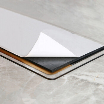 谋福（CNMF）8184透明边黑金亚克力科室牌门牌墙贴指示牌 （便后请冲水 废纸扔纸篓）