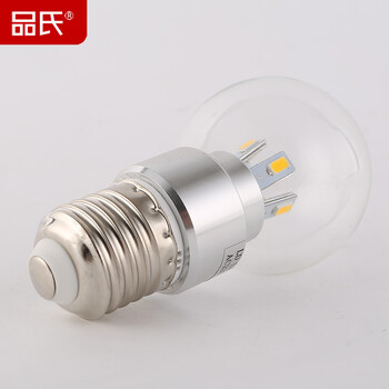 LED灯泡E27螺口led球泡灯3W5W调光节能高亮贴片灯珠光源 奶白5W白
