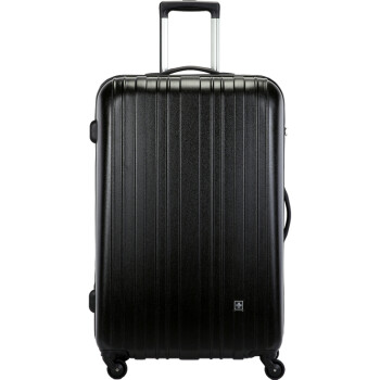 瑞世（SUISSEWIN） 拉杆箱 静音万向轮行李箱 时尚典雅托运箱旅行箱 SN1251I 28英寸 金刚黑