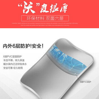 沃森泰迪狗 电热水袋 暖手宝  热水袋 暖宝宝充电 暖水袋  毛绒 安全防暴 双插手 泰迪狗0801轮盘