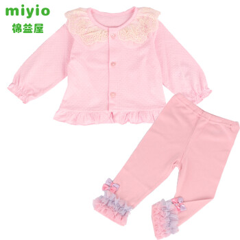 miyio 6个月-3岁宝宝衣服纯棉2016新款上衣儿