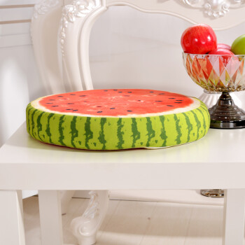 子恒家纺水果树木3D坐垫椅垫 西瓜 40cm*40cm*7cm